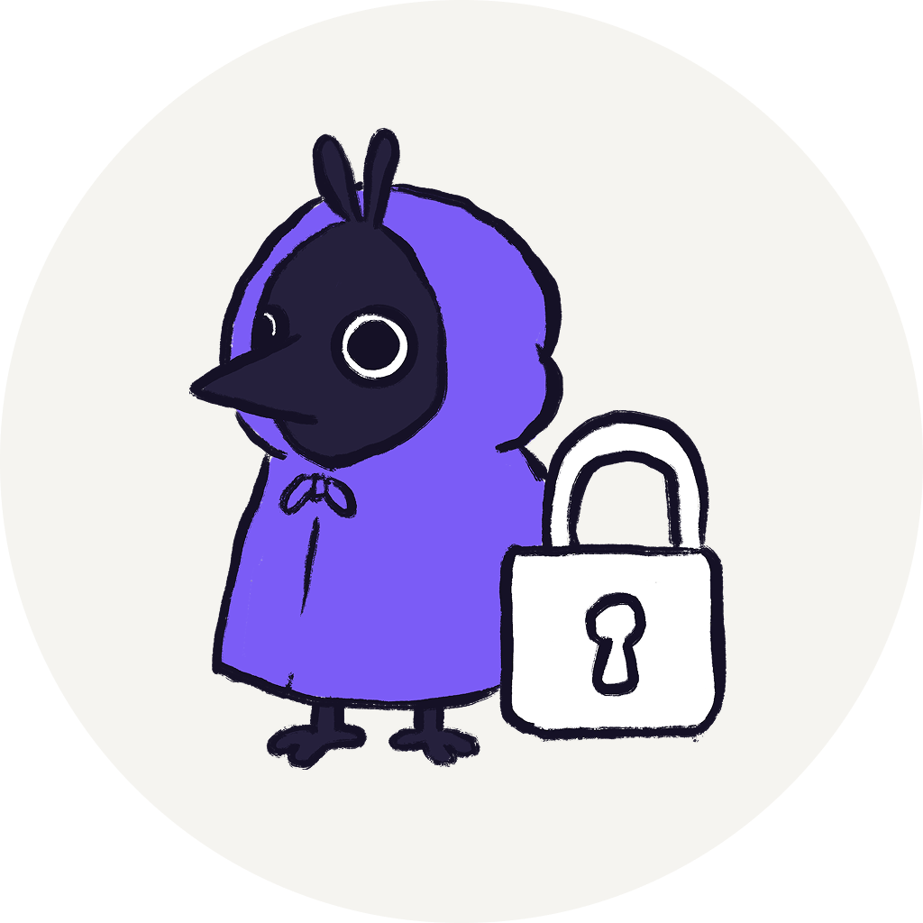 Starlings illustration about keeping personal information private